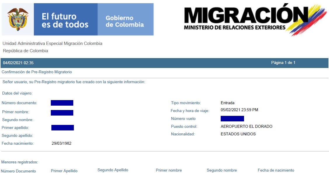 Colombia Check MIG Application Divine E Visas